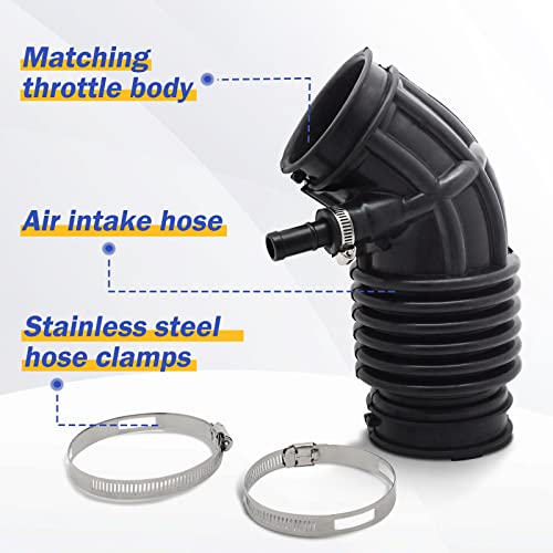 Air Cleaner Intake Hose Tube With Clamps For 2007-2013 Nissan Altima 2.5L 4 Cylinder Engine 16576-Ja000 #TOP4