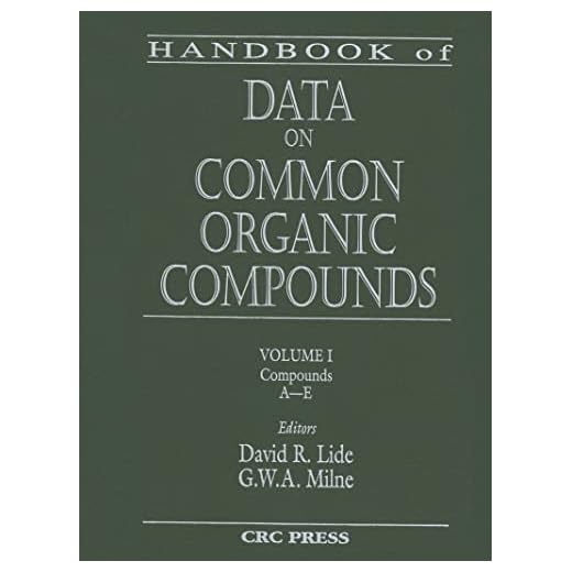 Handbook of Data on Common Organic Compounds
