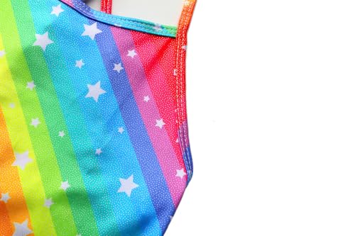 iLover Girls Sparkle One Piece Swimsuits Crossback Swimwear Beach Bathing Suit with Adjustable Strap 4-10 Years4