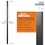HAINA Wang AAMA-2604 Standard Deck Balusters Aluminum for Deck Railing Porch (Rectangular/50PC, Black-29")