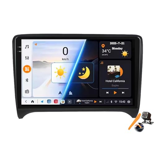 Autoradio GPS Audi TT avec CarPlay et Android Auto Sans Fil - Écran Tactile M6 Pro 9''