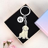 WEWAYSMILE Welpe Schlüsselanhänger, Hunde Schlüsselanhänger, Niedlicher Welpe-Schlüsselanhänger, Für Dekor Auto Schlüsselanhänger Tag Personalisierte Geschenk, Länge: 4.06 Zoll/10.3 cm