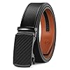 Zitahli belt men ratchet belt dress with 1 38 premium leatherslide belt with easier adjustable automatic buckle  urban country home decor
