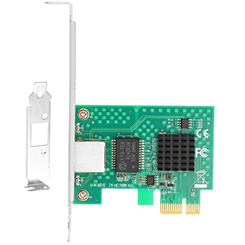 Image of 2.5GBase-T PCIe 3.1 Gigabit Network Card +3ft Cat8 Ethernet Cable for Gaming, Streaming, PC, 2.5G /1G /100Mbps RJ45 LAN Controller, Intel I225-V B3 Chipset, Support Windows 10 /11 Linux