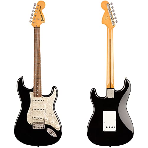 Squier Mini Stratocaster Electric Guitar, with 2-Year Warranty, Black, Laurel Fingerboard - Image 3