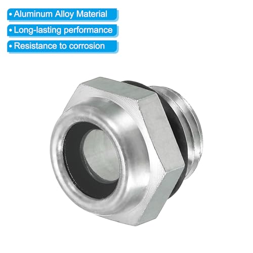Verre de vue pour compresseur d'air G 1/4 alu PATIKIL 2pcs