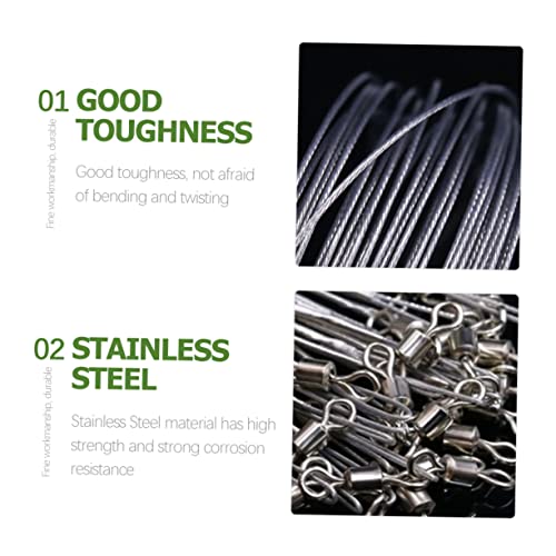 LIOOBO línea de pesca metálica resistente salada 24pcs miniatura 6