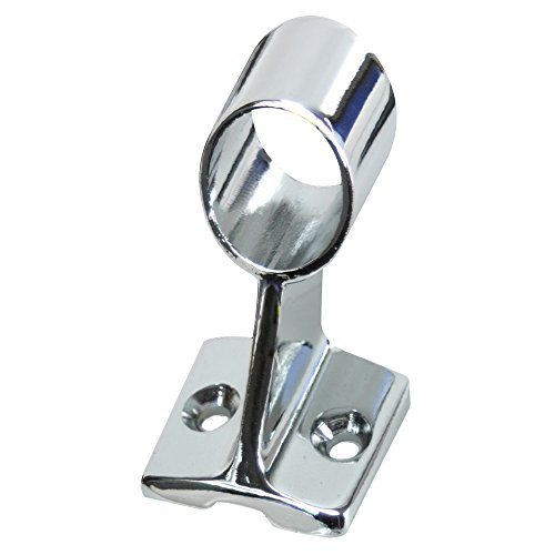 Whitecap 6215C 7/8" -60 Degree Rail Center- Left SS