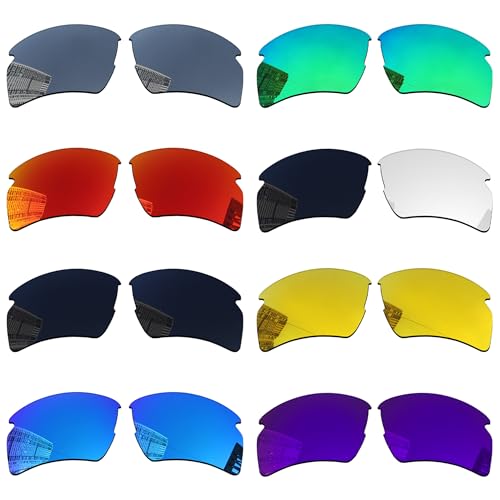 Verres polarisés pour remplacer les optiques rayées des lunettes Oakley Flak 2.0 XL OO9188