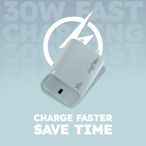 Image of Trueview 30W Fast Charging Power Adapter with Type-C Port | Wall Charger for Smartphones, Tablets & USB-C Devices | Green