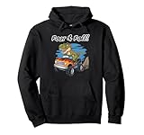 Roar & Roll Dinosaur Monster Truck Pullover Hoodie