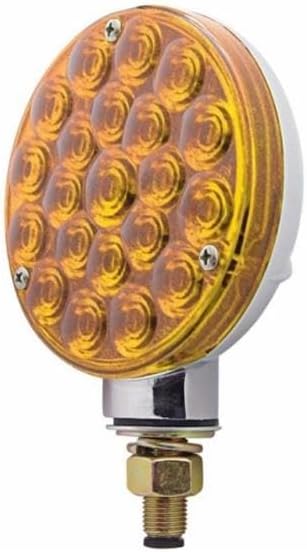 United Pacific 38104 Turn Signal Light, 21 LED Single Face, Amber LED/Amber Lens