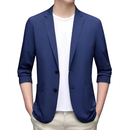 Men's Suits Jacket Slim Fit Blazer for Men Business Suit Blazer Lightweight Casual Sport Coats for Daily Summer Wedding
