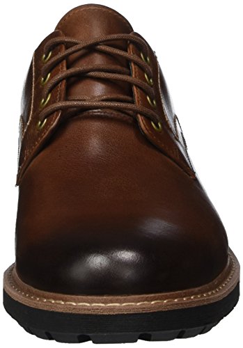 Clarks Men's Derbys, Brown Dark Tan Lea, 9.5 UK