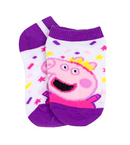 Image of Peppa Pig Little Girl's 5 Pack No Show Socks