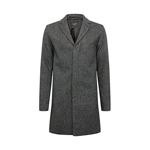 SELECTED HOMME Slhbrove Wool Coat B Noos kappa för män, beluga, L