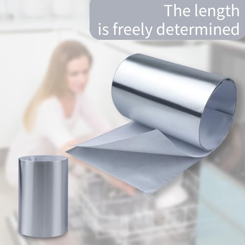 Hohitenz Dampfsperrfolie für Geschirrspüler, 2 Stück, 695×75 mm – Hitzeschutzfolie für Arbeitsplatte, kompatibel mit Beko/Whirlpool/Bauknecht – Aluminium Dampfbremsfolie