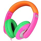 Rockpapa Comfort+ Adjustable Over Ear Headphones Earphones with Microphone in-line Volume for Adults...