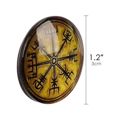 Imanes Norse Viking Juego 12 Piezas 1.18 pulgadas miniatura 2