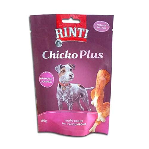 Rinti Chicko Plus Hähnchenschenkel mit Calciumbone 80g Cover