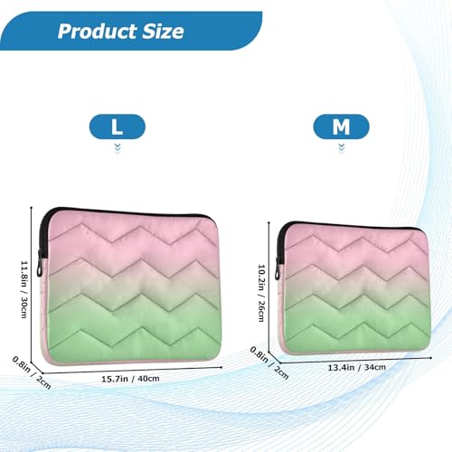 Funda para laptop Pink Green Gradient 15-16 pulgadas miniatura 3