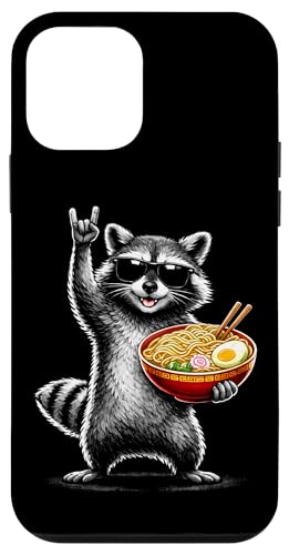 Funny Raccoon Ramen Rock On �X�}�z�P�[�X iPhone 12 mini �p