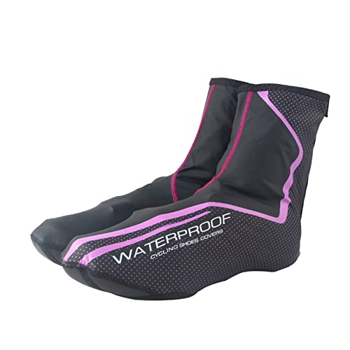 Wasserdichte Fahrrad Überschuhe, Thermische Warme Schuhe Abdeckung, Schuhüberzieher Fahrrad, Thermisch Überschuhe, Radüberschuhe Winter, Männer Frauen Warme Schuh Abdeckung Cover