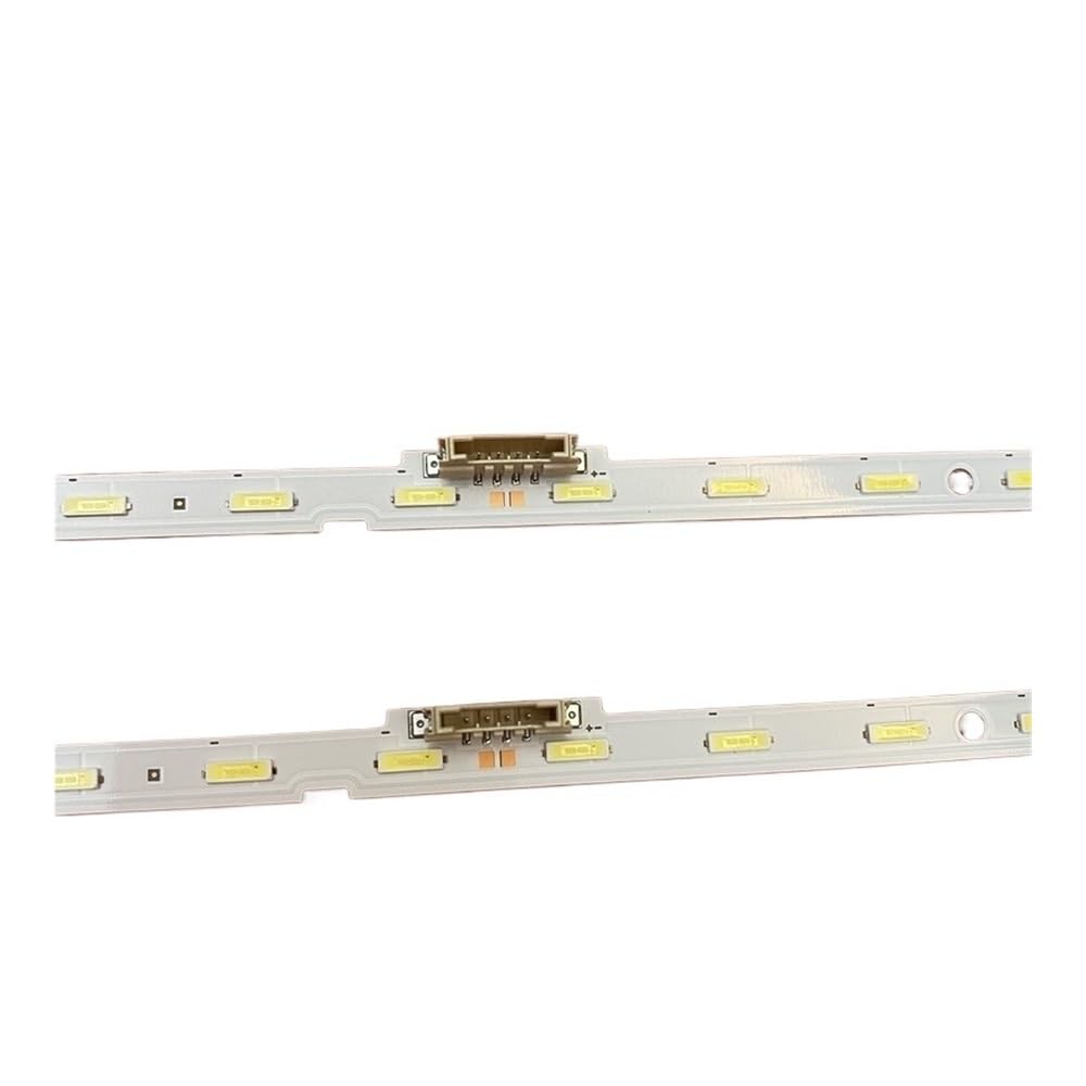 Tira de LED Compatible con Samsung UE43RU7105K UE43NU7025 UE43NU7190U UE43NU7025K UE43RU7100 UE43RU7200 UE43NU7125K UE43RU7190U UE43NU7092U(2 PCS For 1 TV)