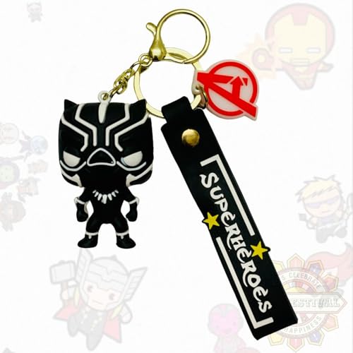 Image of Cute 3D Keychain | Keyring & Quirky Bag Charm | Hard Silicone, Unbreakable | Travel Essential | Kids Friendly | Strap & Bag Hook