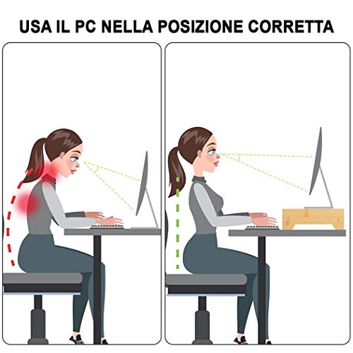 Mediawave Store - Supporto Monitor Porta Pc Laptot...