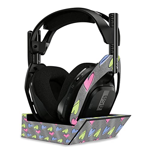 Image of MightySkins Glossy Glitter Skin Compatible with Astro A50 Wireless Headphones + Base Station (Gen 4) - Girly | Protective, Durable High-Gloss Glitter Finish | Easy to Apply | Made in The USA