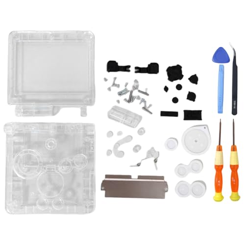 Image of Hzxkqmil Replacement Full Shell Case Kit for Gameboy Advance SP Console