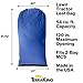 Lawn Tractor Leaf Bag - 54 Cubic Foot Standard Leaf Bag - 120-inch Opening – for 2 Bag Material Collection Systems – Ride-On Lawnmowers - Heavy Duty Material – Fast & Easy Leaf Collection [LTLB95000]