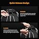 K&F Concept 40cm mini Parabol Softbox, Quick Release Umbrella Octagon Softboxen mit Honeycomb Gitter+Weichen Diffusor +Tragbartasche, Achteckige Softbox Bowens Mount für COB Video Light