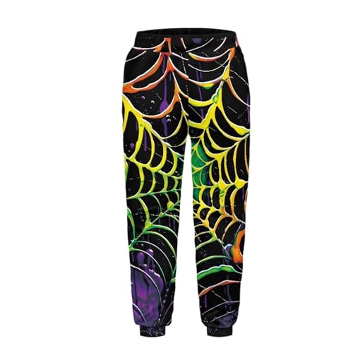 Boy&Girl Stretchy Halloween Christmas Sweatpants with Pockets, Fit Long Pants Soft for Daily Life3