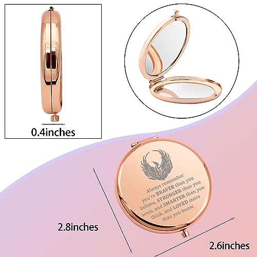 Espejo compacto plegable para maquillaje WSNANG miniatura 5