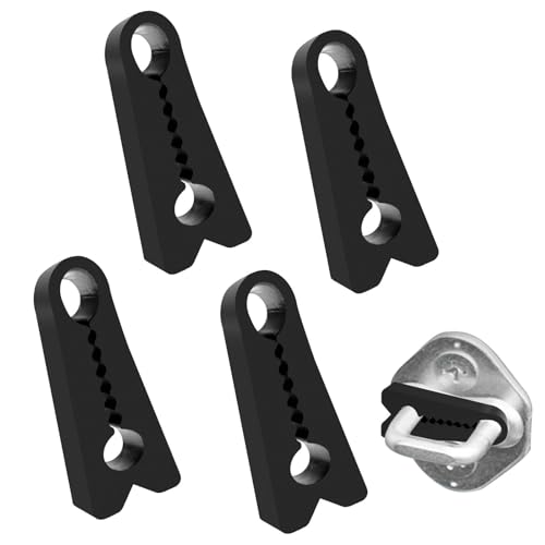 4 Pièces Coussin De Pare-chocs en Silicone, Amortisseur Réducteur du Bruit Noir, Coussin Amortisseur de Porte de Voiture, pour Verrou de Porte, Remorque, Camping-car, Berline, Camion