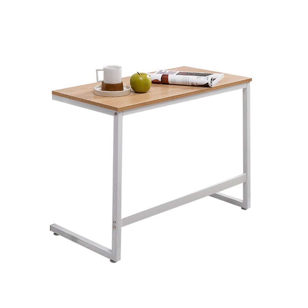 Tavolino Laterale del Divano, Supporto per Laptop da Tavolo a Forma di C, tavolino Laterale del Vassoio del caffè da scrivania, tavoletta per Notebook Accanto al Divano del Letto W