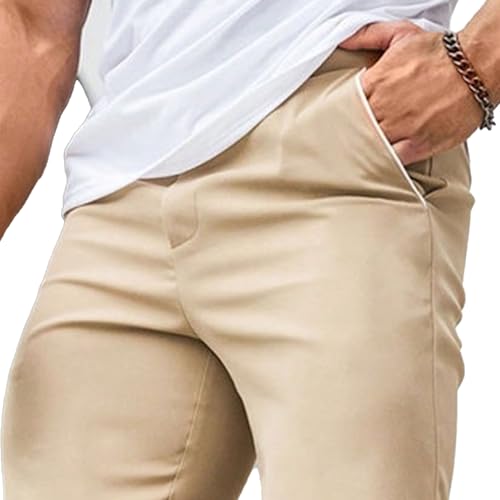 Pantalones cortos de golf casual para hombre, ajuste slim miniatura 2