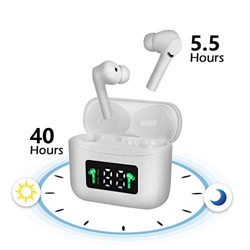 Holiper Cuffie Bluetooth 5.2 in Ear con Bassi