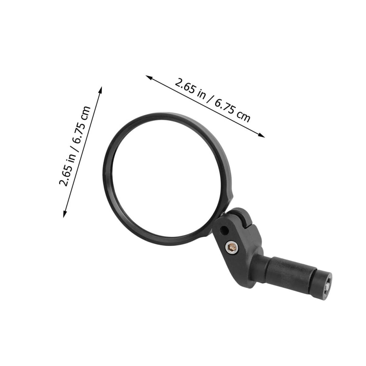 WOONEKY 2pezzi Specchietto Retrovisore Per Mountain Bike Riflettente Rotante Per Bici Regolabile Accessori Per Bicicletta