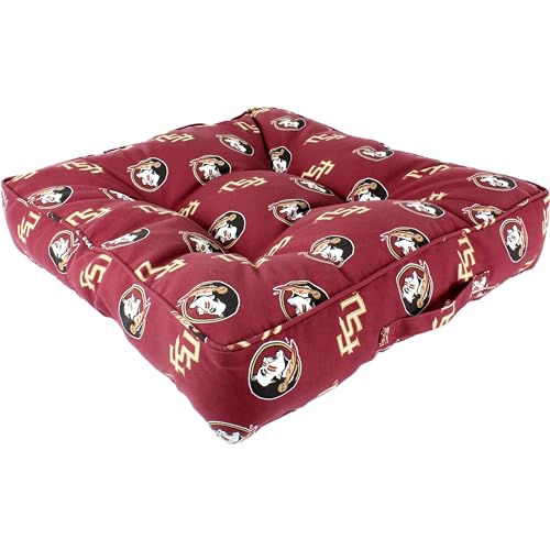 Image of College Covers Florida State Seminoles Floor Pillow /Pet Bed, 24 inch x 24 inch, Multi /Color