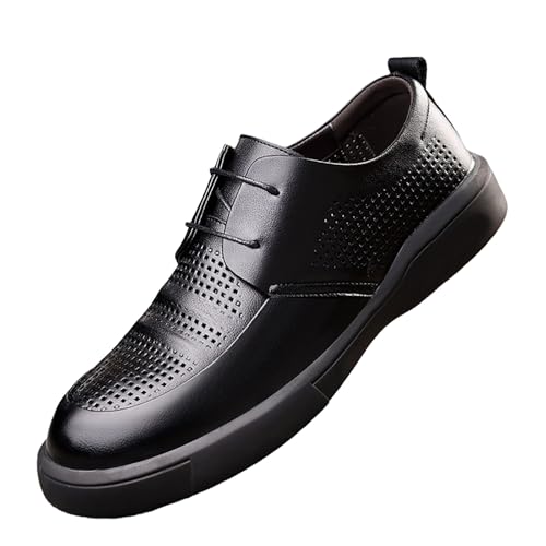 Men's Slip-Resistant Shoes Lightweight Breathable for Business Casual Wedding Formal Outdoor Walking - Main Image