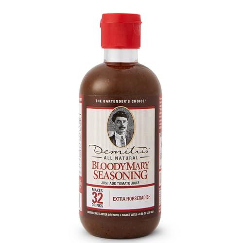 Demitri's Extra Horseradish Bloody Mary Cocktail Mix Liquid, 8 Fluid Ounce