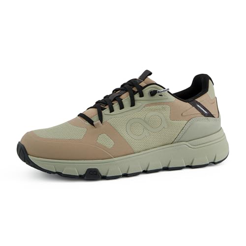 tenhaag Damen Frauen Low-Top Sneaker Turnschuhe Laufschuhe schnürschuhe atmungsaktiv Halbschuhe straßenschuhe Sportschuhe HERB (HERB) 42 EU / 8 UK