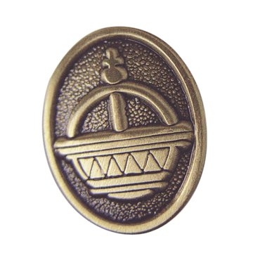 LDS Liahona Steel Tie Tack with Antique Gold Finish- Tie Pin, LDS Missionary, Priesthood Gift