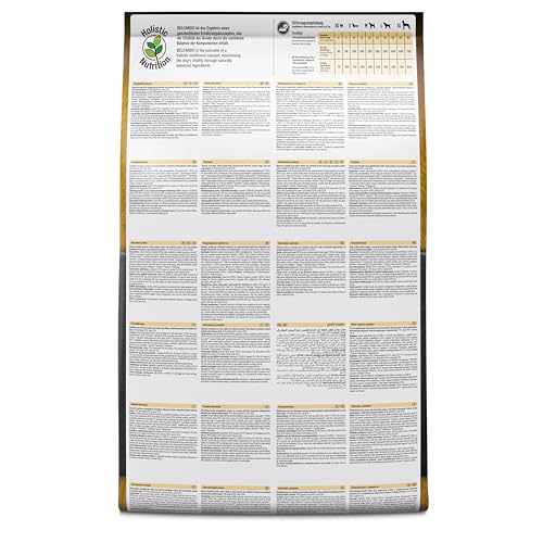 BELCANDO Adult Dinner [4 kg] Hundefutter | Trockenfutter für Hunde | Alleinfuttermittel für ausgewachsene Hunde Aller Rassen ab 1 Jahr