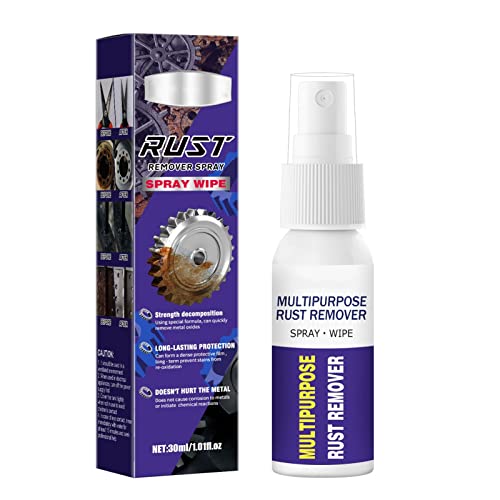 UIHECTA Spray Antirouille Polyvalent Antirouille Décapant De Rouille Spray Démaquillant Instantané Entretien De La Voiture Nettoyage pour Pièces Métalliques,100ML Cover