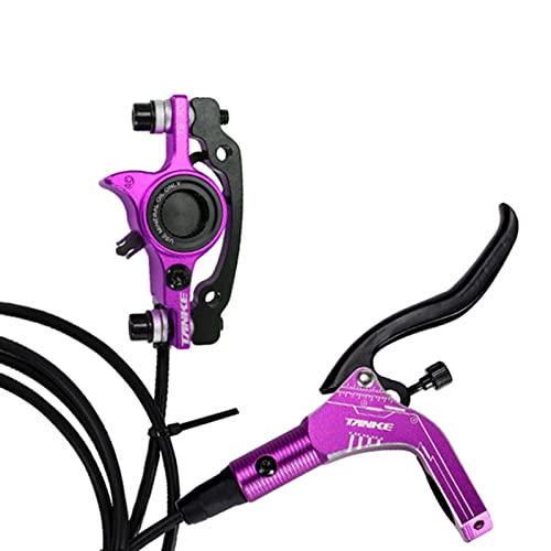 Image of BNFBike Hydraulic Disc Brake Set Front Rear 800 /1400mm Purple L Front Rrear|Sporting Goods | Cycling | Bicycle Components & Parts |2 Pieces Aluminum Alloy Brake Lever