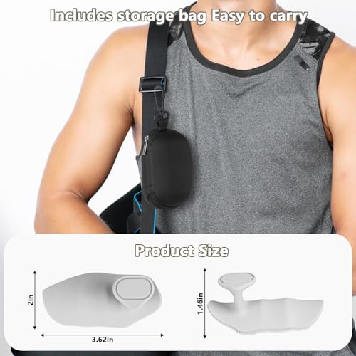 Image of PEOERP Rubber Gym Grips Fingerless Workout Grips - Ergonomic Rubber Hand Protector Gloves For Weight Lifting, Pull-Ups, Gym Training And Exercise, For Men And Women (Gray)